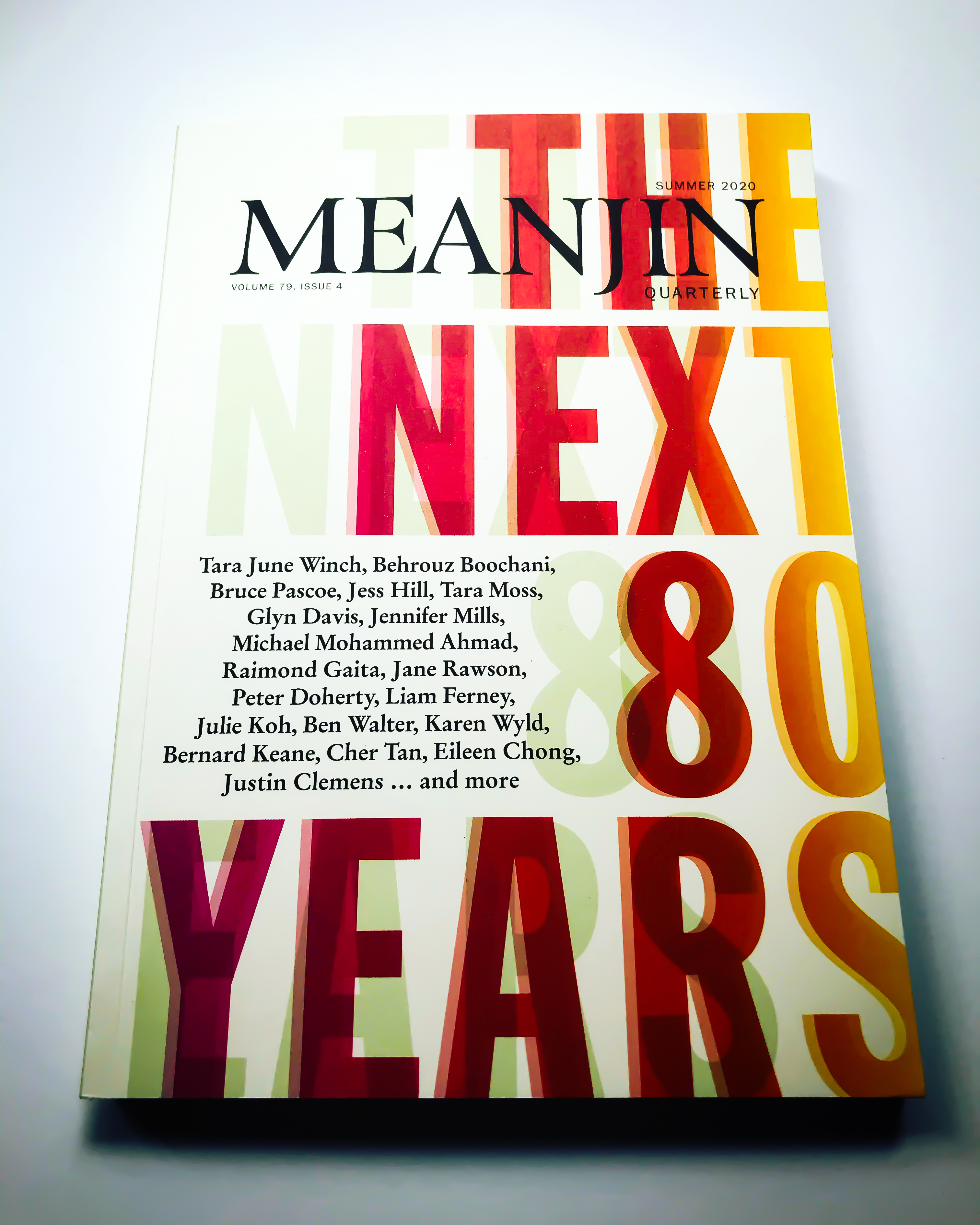 Meanjin 80th anniversary edition cover